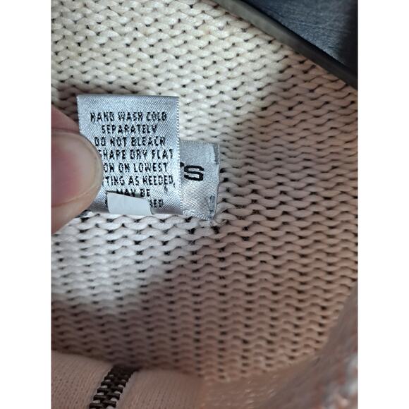 Chico's‎ Women's Cream Ramie Blend Long Sleeve Full-Zip Sweater Jacket Size 2 - Picture 5 of 8